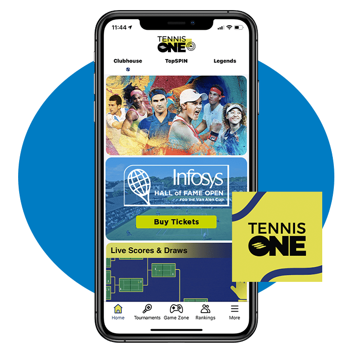 TennisOne-app for Sustainability Page